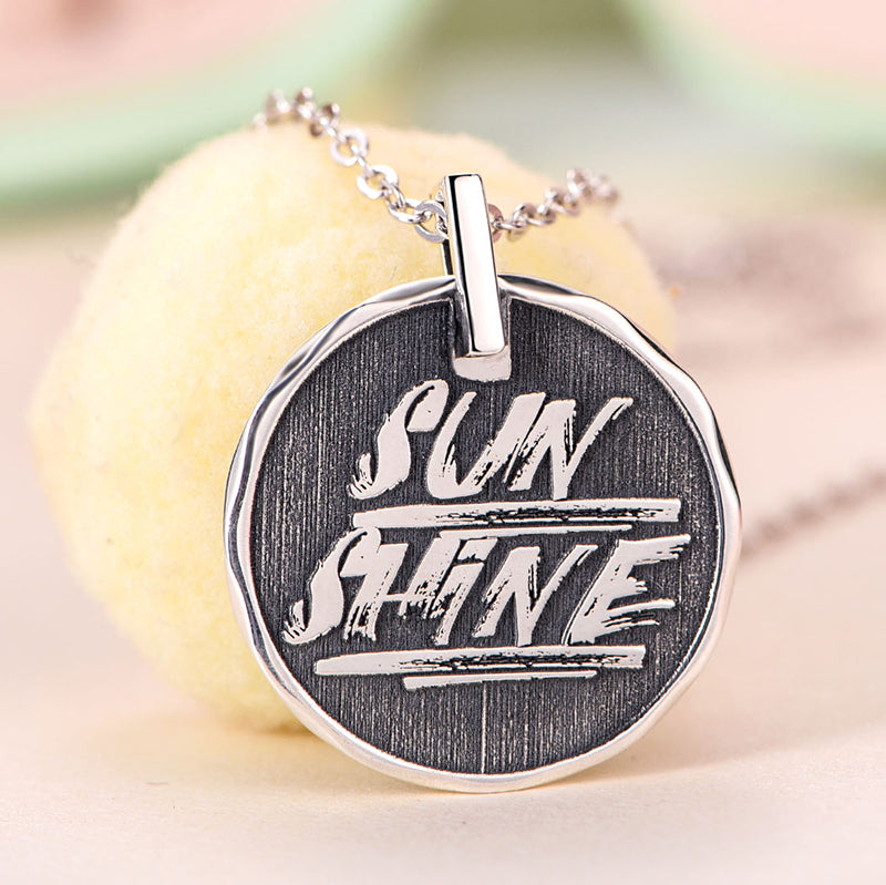 Personalized 999 Silver Pendant